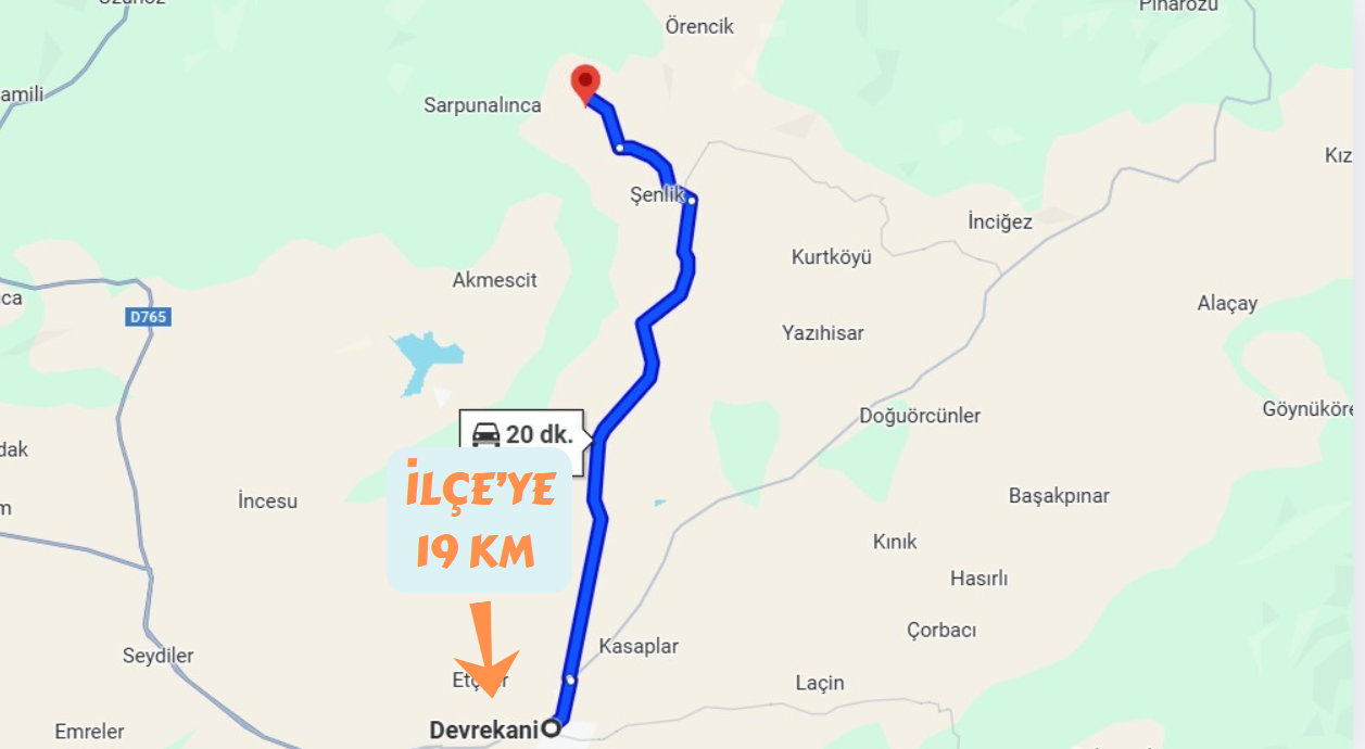 KASTAMONU DEVREKANİ ŞENLİK KÖYÜ 219 M² HİSSELİ TARLAMIZ SATILIK. - KASTAMONU DEVREKANİ fotoğraf 5